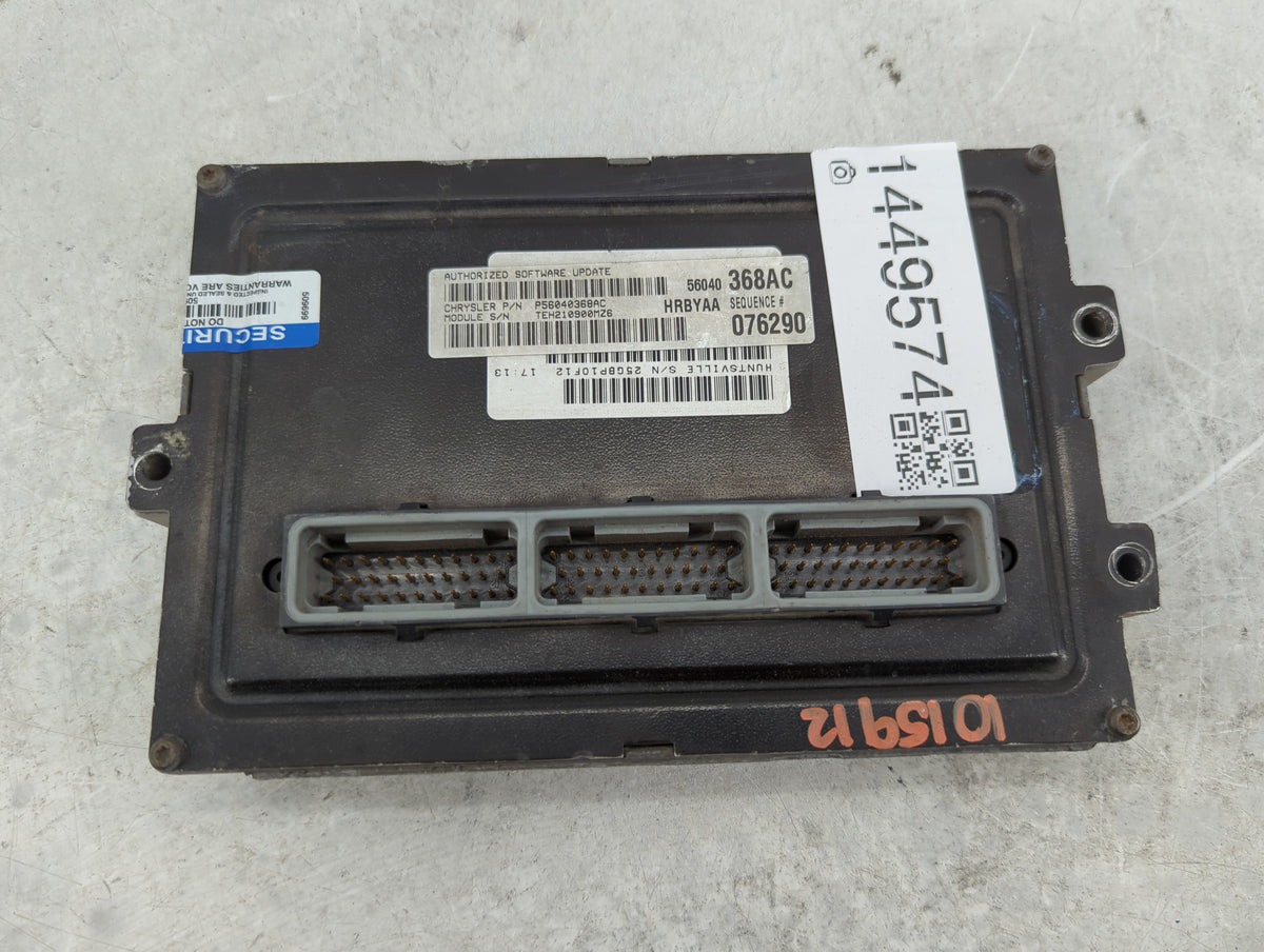 2000 Dodge Ram 2500 PCM Engine Control Computer ECU ECM PCU OEM P/N:56040368AC OEM Used Auto Parts - Oemusedautoparts1.com