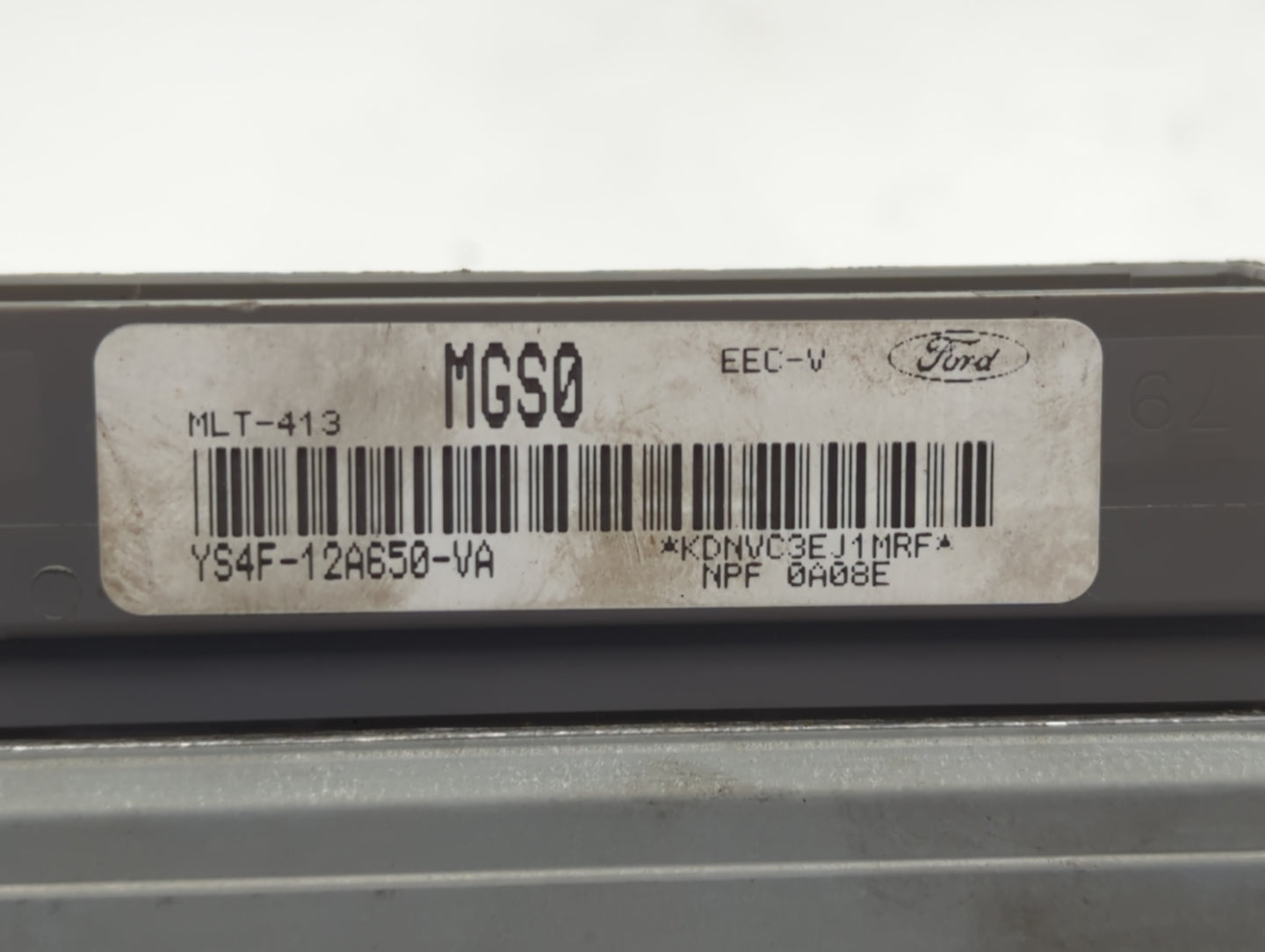 2000 Ford Escort PCM Engine Control Computer ECU ECM PCU OEM P/N:YS4F-12A650-VA Fits OEM Used Auto Parts - Oemusedautoparts1