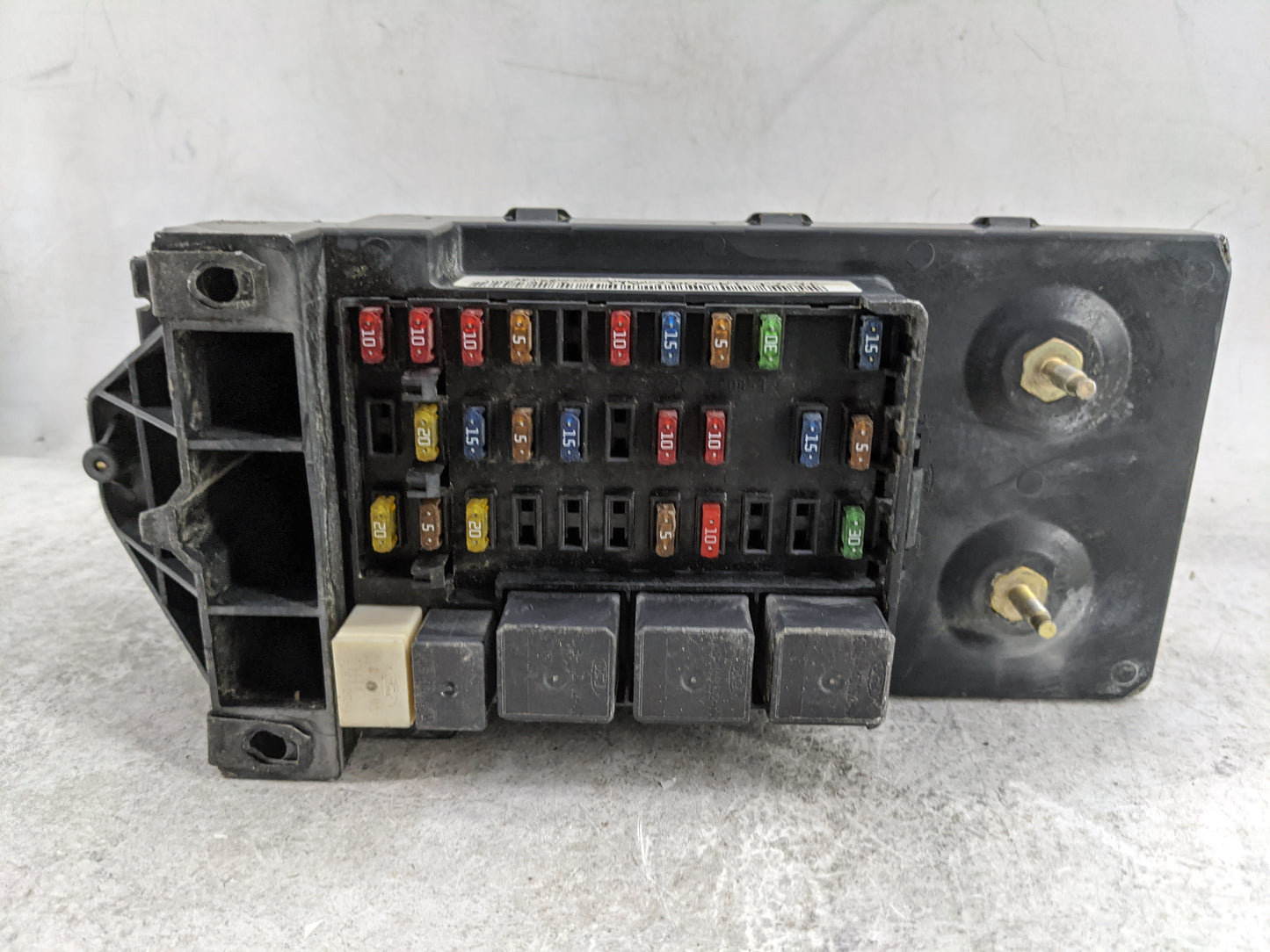 2000 Ford Excursion Fusebox Fuse Box Panel Relay Module P/N:1C7T-14A067-AD Fits OEM Used Auto Parts - Oemusedautoparts1.com