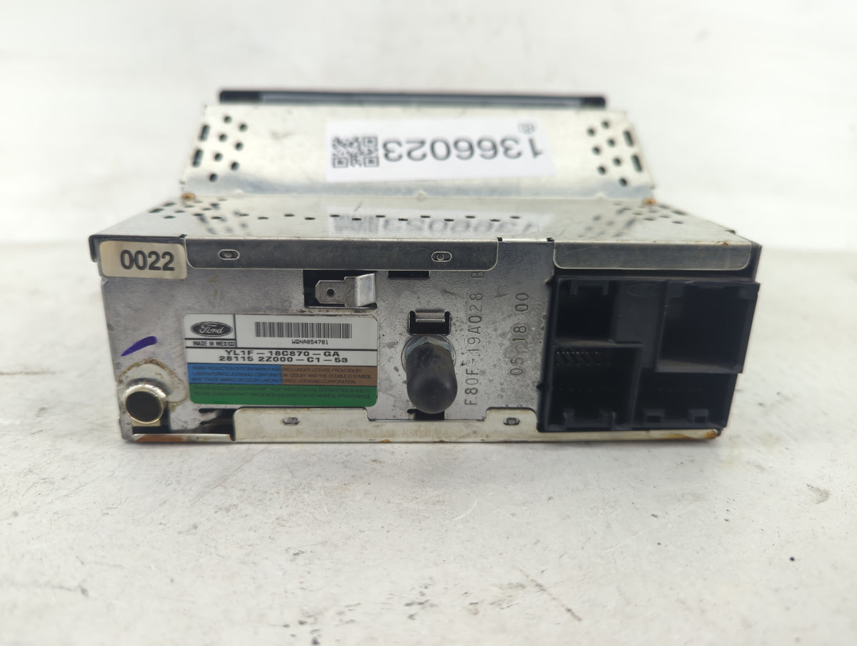 2000-2002 Ford Expedition Radio AM FM Cd Player Receiver Replacement P/N:2Z000-C1-53 YL1F-18C870-GA Fits Fits 2000 2001 2002