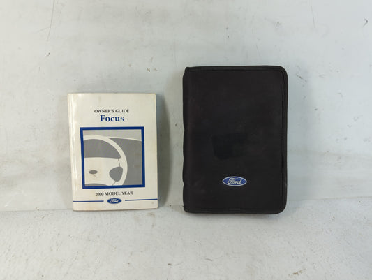 2000 Ford Focus Owners Manual Book Guide P/N:YS4J-19A321-BC OEM Used Auto Parts - Oemusedautoparts1.com