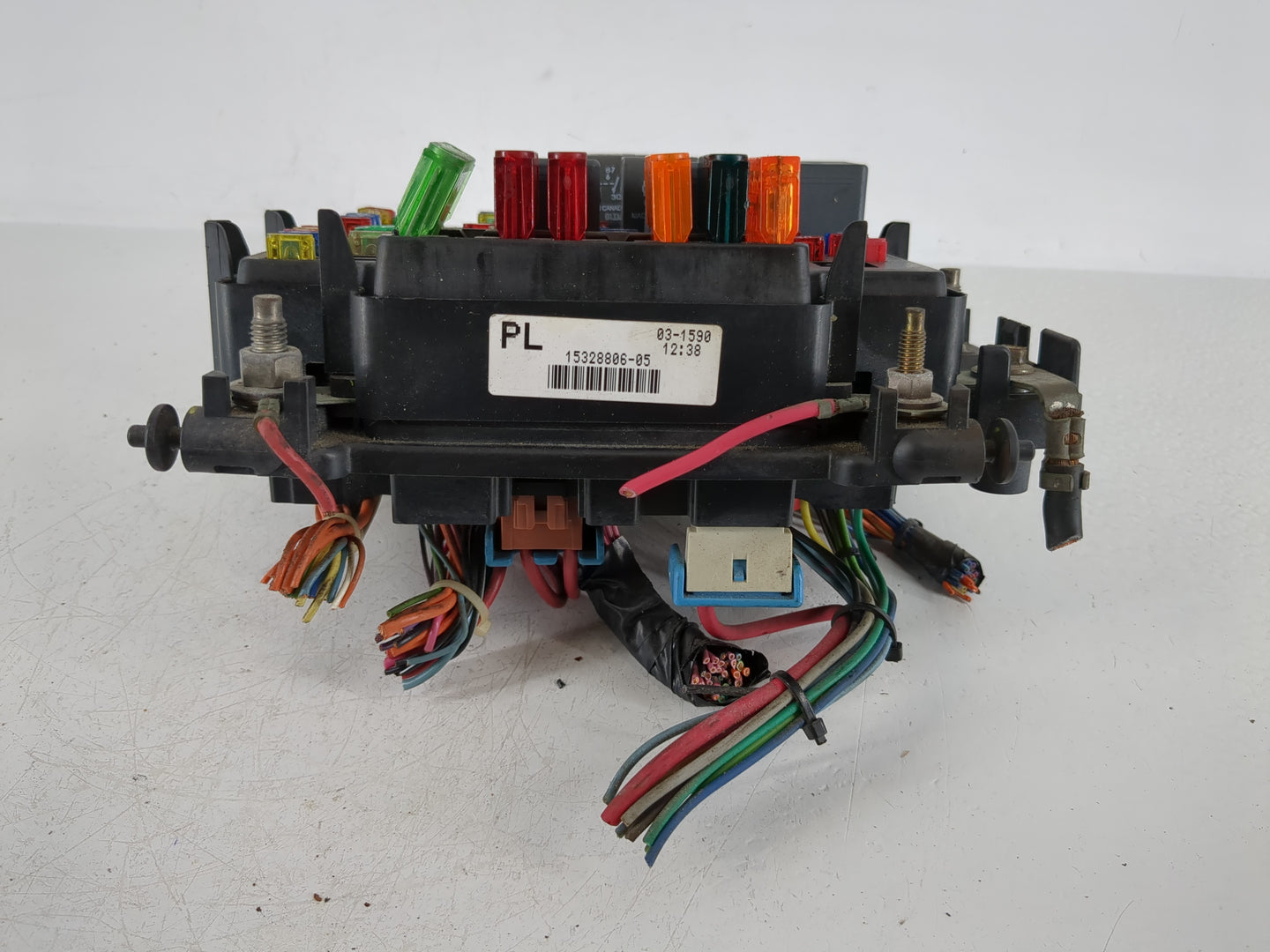2000-2002 Gmc Sierra 1500 Fusebox Fuse Box Panel Relay Module P/N:15328806 Fits Fits 2000 2001 2002 OEM Used Auto Parts - Oe