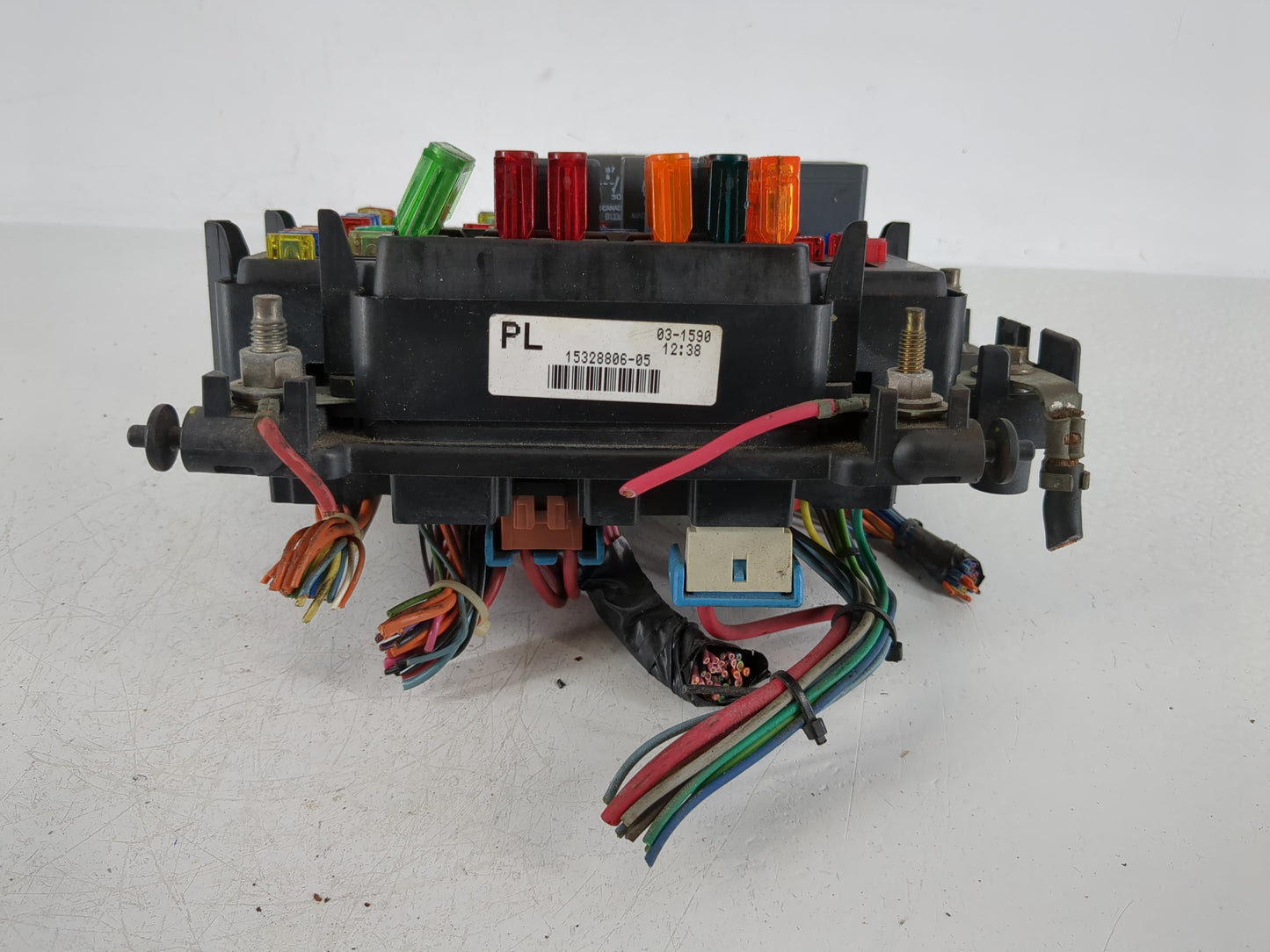 2000-2002 Gmc Sierra 1500 Fusebox Fuse Box Panel Relay Module P/N:15328806 Fits Fits 2000 2001 2002 OEM Used Auto Parts - Oe