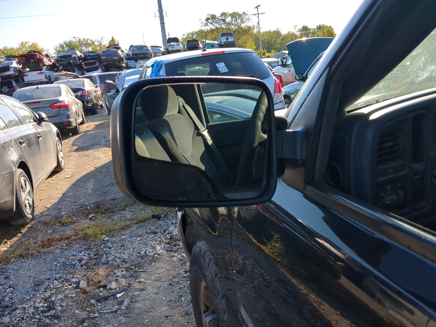 1999-2007 Gmc Sierra 2500 Driver Side View Mirror - Left Door Mirror OEM Used - Oemusedautoparts1.com