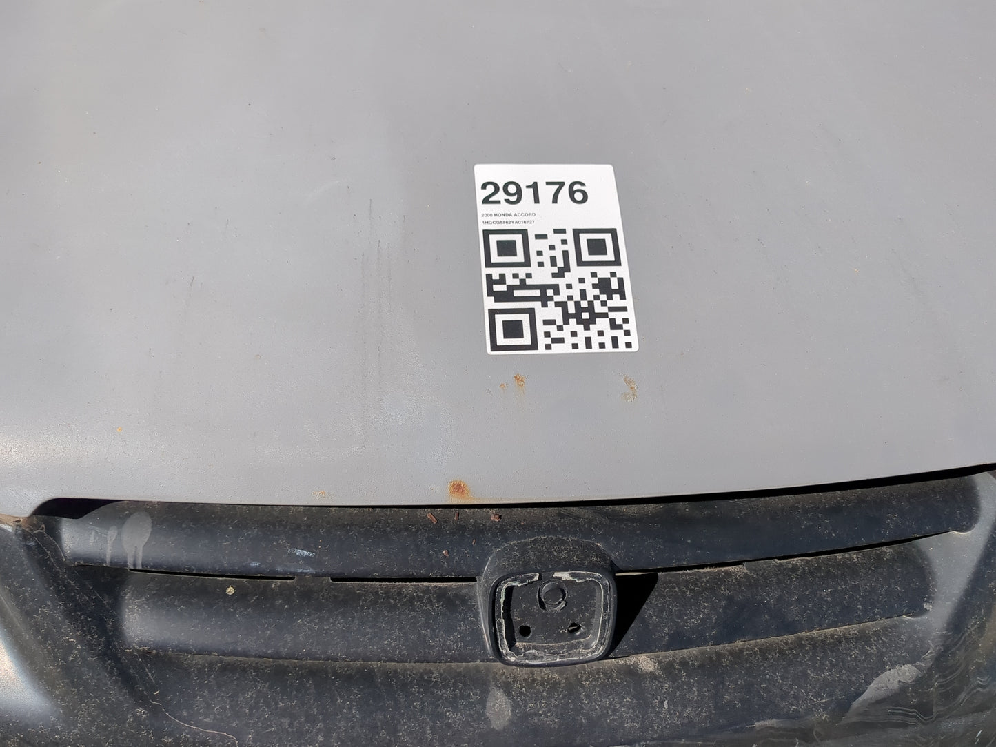 1998-2000 Honda Accord Hood Oem 1191923 - Oemusedautoparts1.com