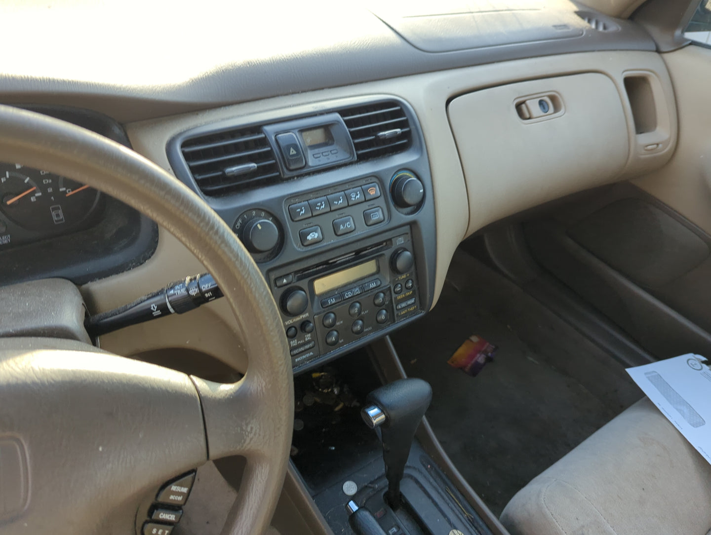 1998-2000 Honda Accord Climate Control Module Temperature AC/Heater Replacement Fits Fits 1998 1999 2000 OEM Used Auto Parts