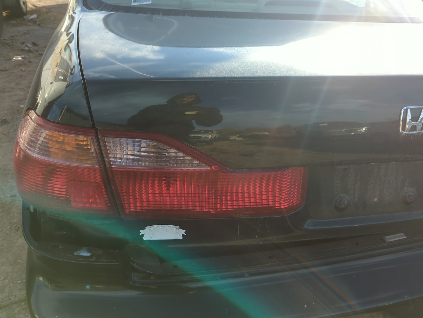 1998 Honda Accord Driver Left Side Tail Light Taillight Deck Lid Mounted - Oemusedautoparts1.com