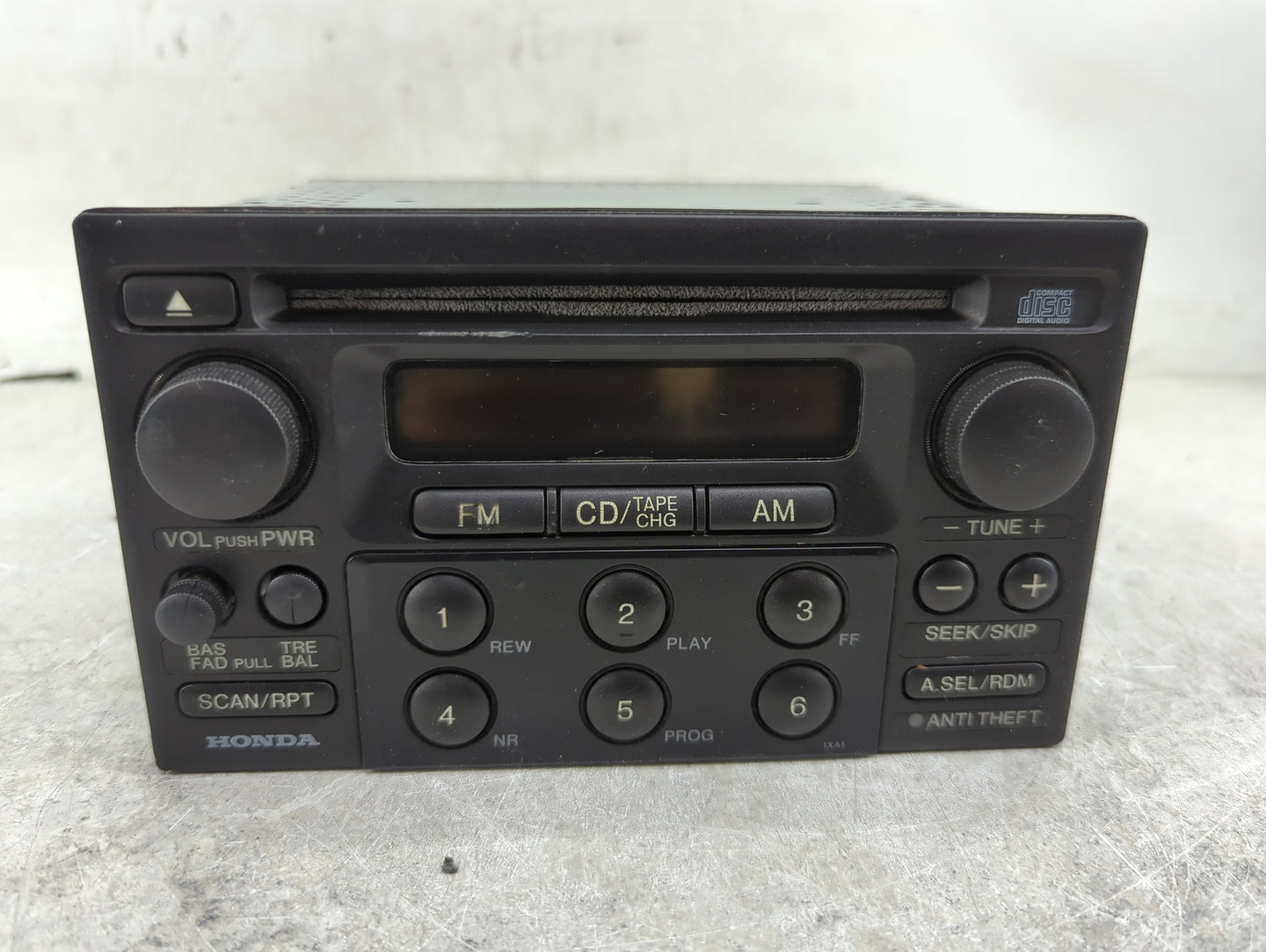 1998-2000 Honda Accord Radio AM FM Cd Player Receiver Replacement P/N:39100-S84-A210 CQ-JH1810Z Fits Fits 1998 1999 2000 OEM