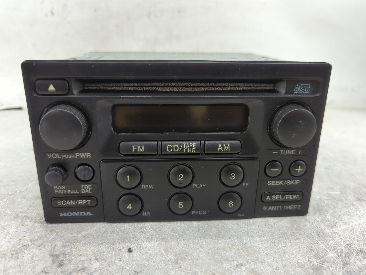 1998-2000 Honda Accord Radio AM FM Cd Player Receiver Replacement P/N:39100-S84-A210 CQ-JH1810Z Fits Fits 1998 1999 2000 OEM