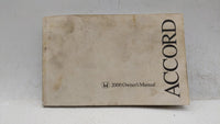 2000 Honda Accord Owners Manual Book Guide OEM Used Auto Parts - Oemusedautoparts1.com