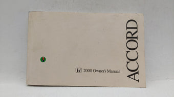compare product 2000 Honda Accord Owners Manual Book Guide OEM Used Auto Parts