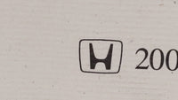 2000 Honda Accord Owners Manual Book Guide OEM Used Auto Parts - Oemusedautoparts1.com