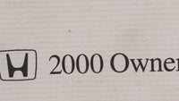 2000 Honda Accord Owners Manual Book Guide OEM Used Auto Parts - Oemusedautoparts1.com