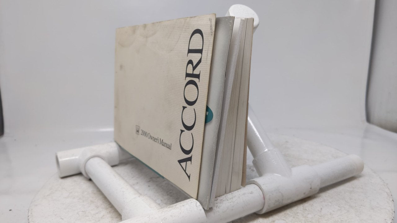 00 Accord OEM Owners Manual Users Guide Operators Hand Book 11X628 - Oemusedautoparts1.com