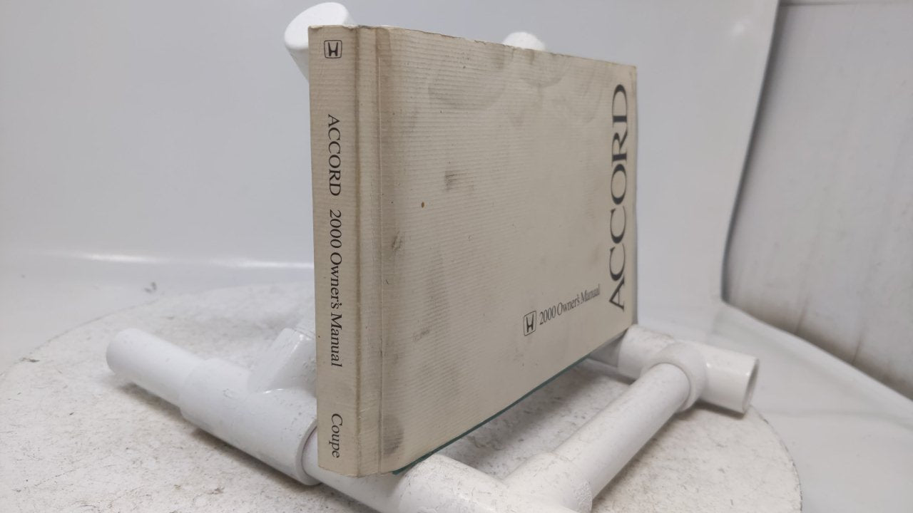 00 Accord OEM Owners Manual Users Guide Operators Hand Book 11X628 - Oemusedautoparts1.com
