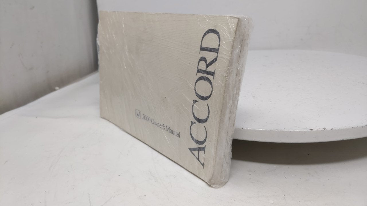 2000 Honda Accord Owners Manual Book Guide OEM Used Auto Parts - Oemusedautoparts1.com