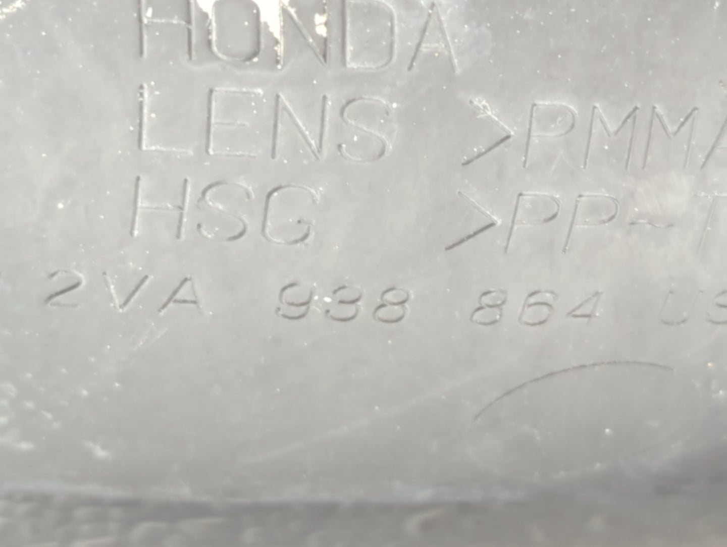 2000 Honda Accord Tail Light Assembly Driver Left OEM P/N:2VA 938 864 Fits OEM Used Auto Parts - Oemusedautoparts1.com