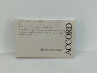 2000 Honda Accord Owners Manual Book Guide OEM Used Auto Parts - Oemusedautoparts1.com