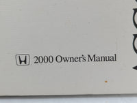 2000 Honda Accord Owners Manual Book Guide OEM Used Auto Parts - Oemusedautoparts1.com