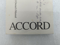 2000 Honda Accord Owners Manual Book Guide OEM Used Auto Parts - Oemusedautoparts1.com
