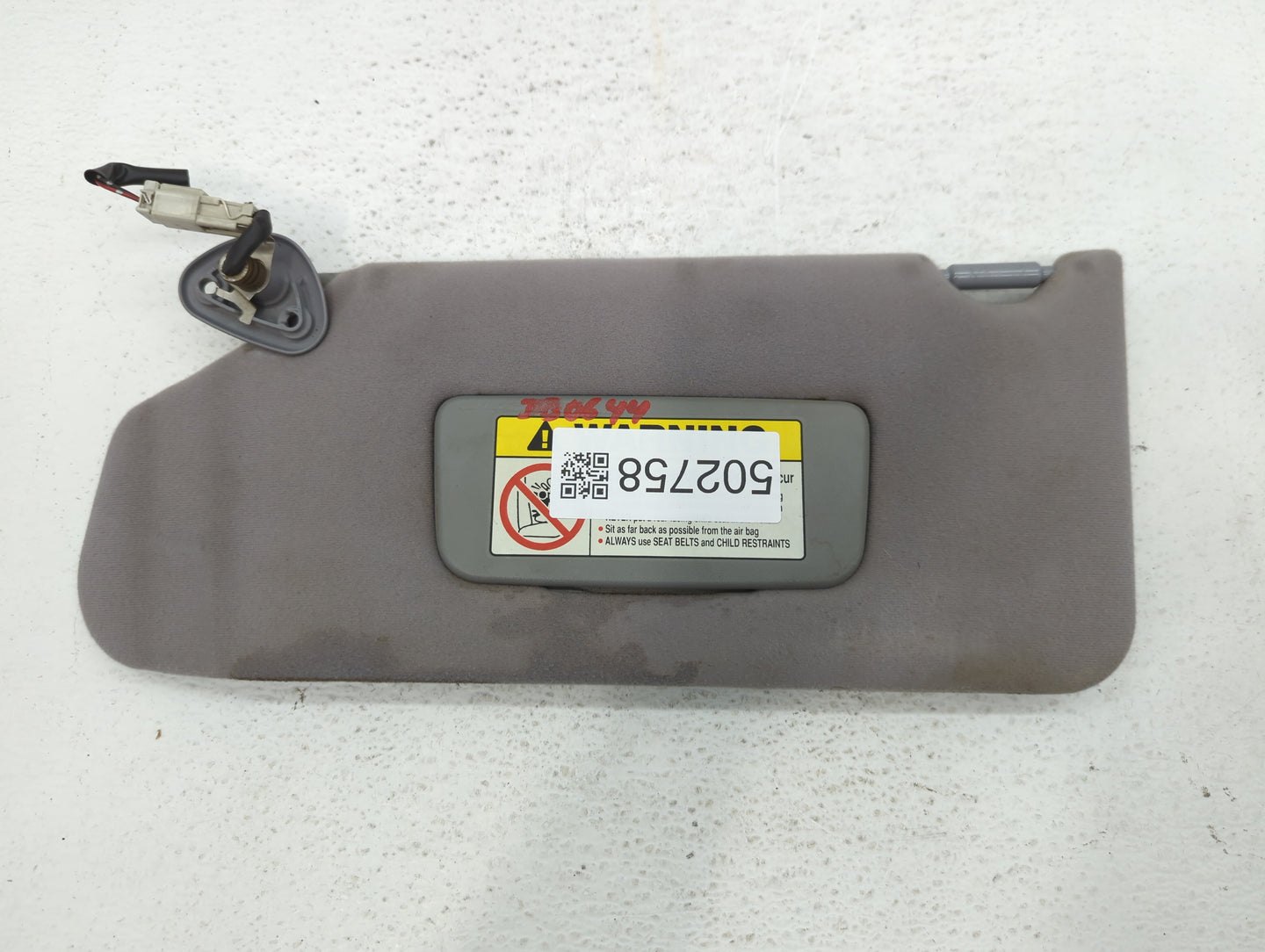 1998-2002 Honda Accord Sun Visor Shade Replacement Driver Left Mirror Fits Fits 1998 1999 2000 2001 2002 OEM Used Auto Parts
