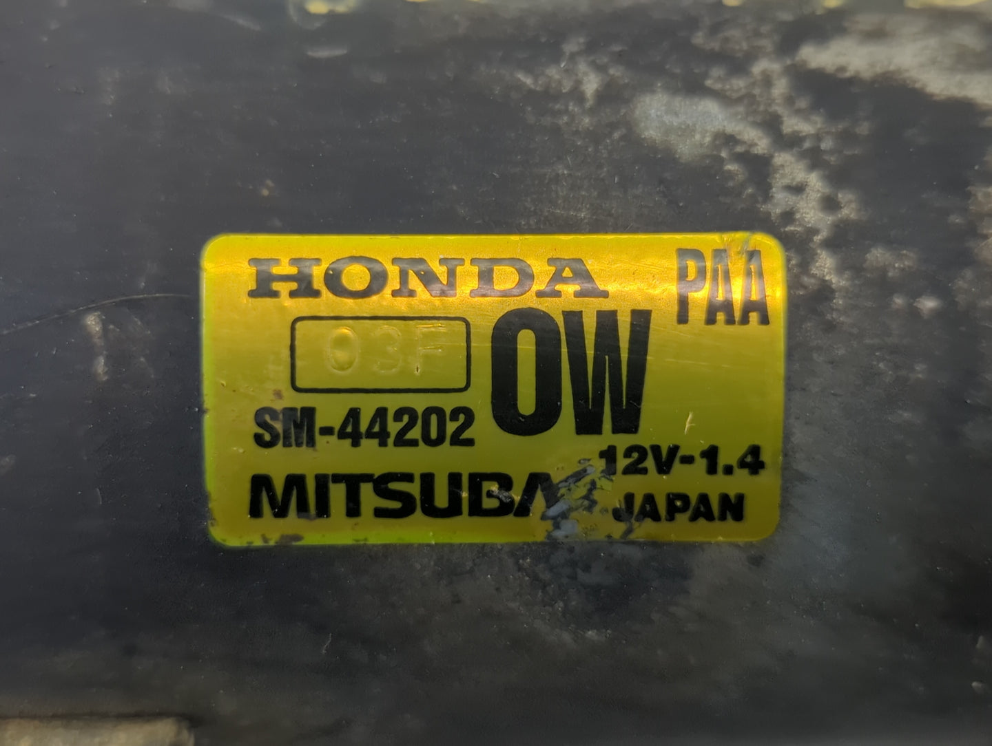 1998-2002 Honda Accord Car Starter Motor Solenoid OEM P/N:SM-44202 Fits Fits 1998 1999 2000 2001 2002 OEM Used Auto Parts - 