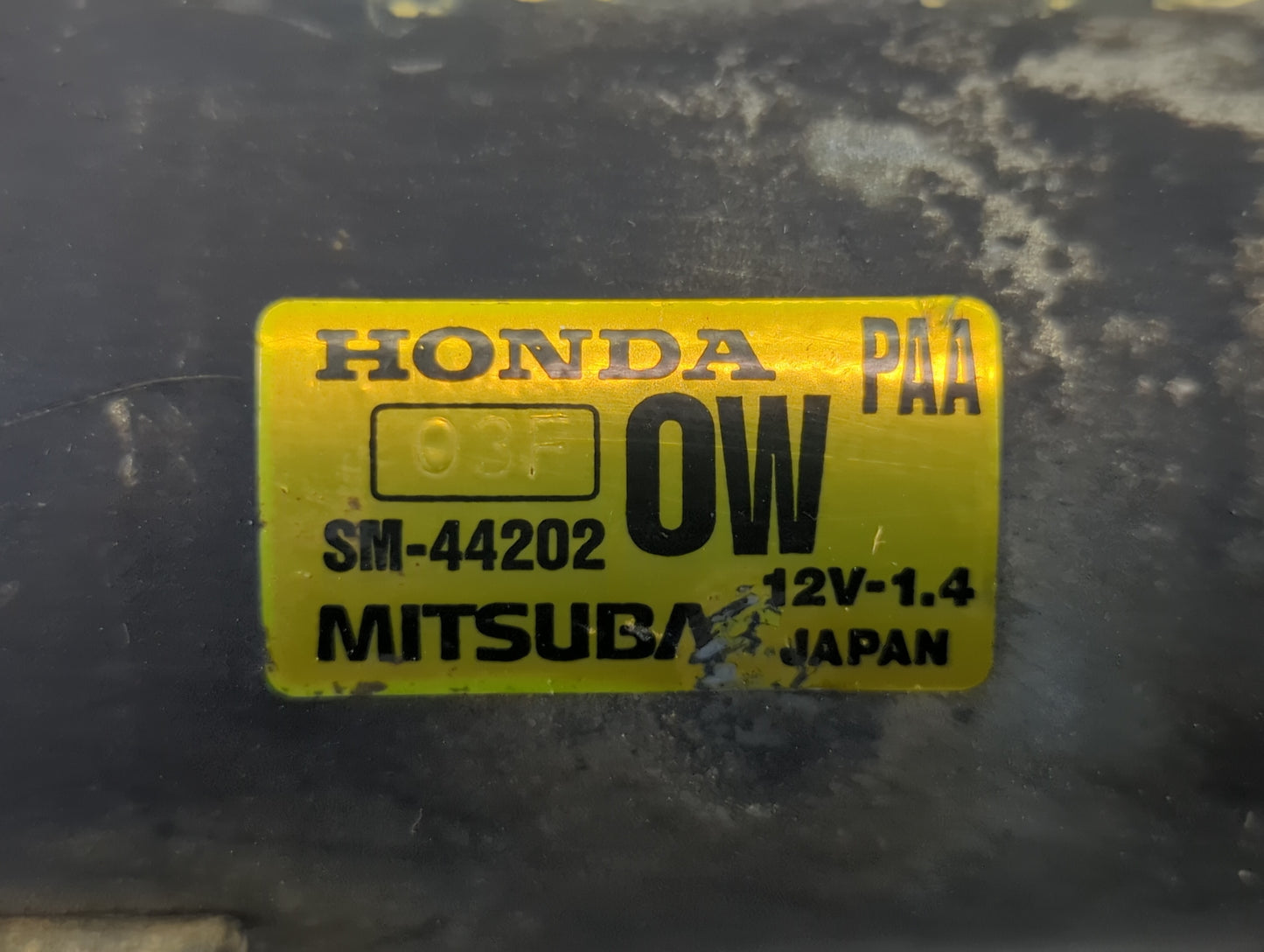 1998-2002 Honda Accord Car Starter Motor Solenoid OEM P/N:SM-44202 Fits Fits 1998 1999 2000 2001 2002 OEM Used Auto Parts - 