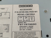 1998-2002 Honda Accord Am Fm Cd Player Radio Receiver 764454 - Oemusedautoparts1.com