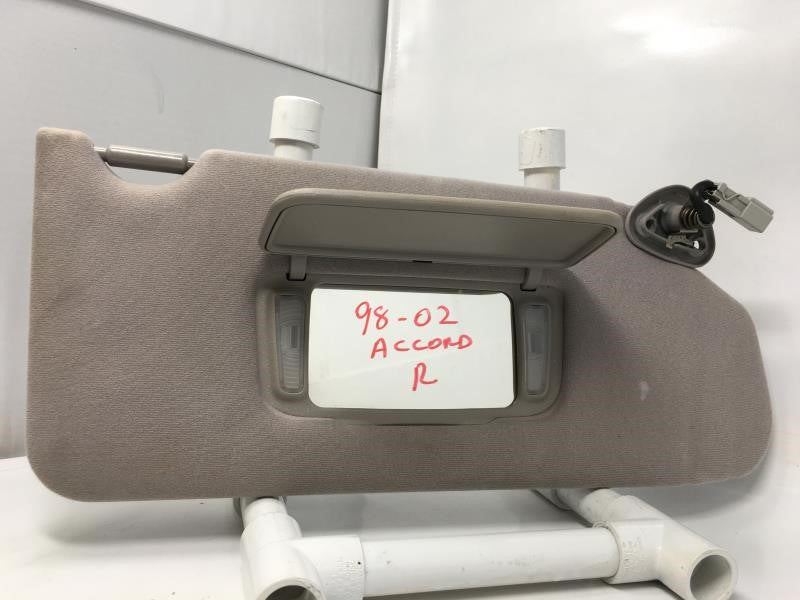 2000 Honda Accord Sun Visor Shade Replacement Passenger Right Mirror Fits Fits 1998 1999 2001 2002 OEM Used Auto Parts - Oem