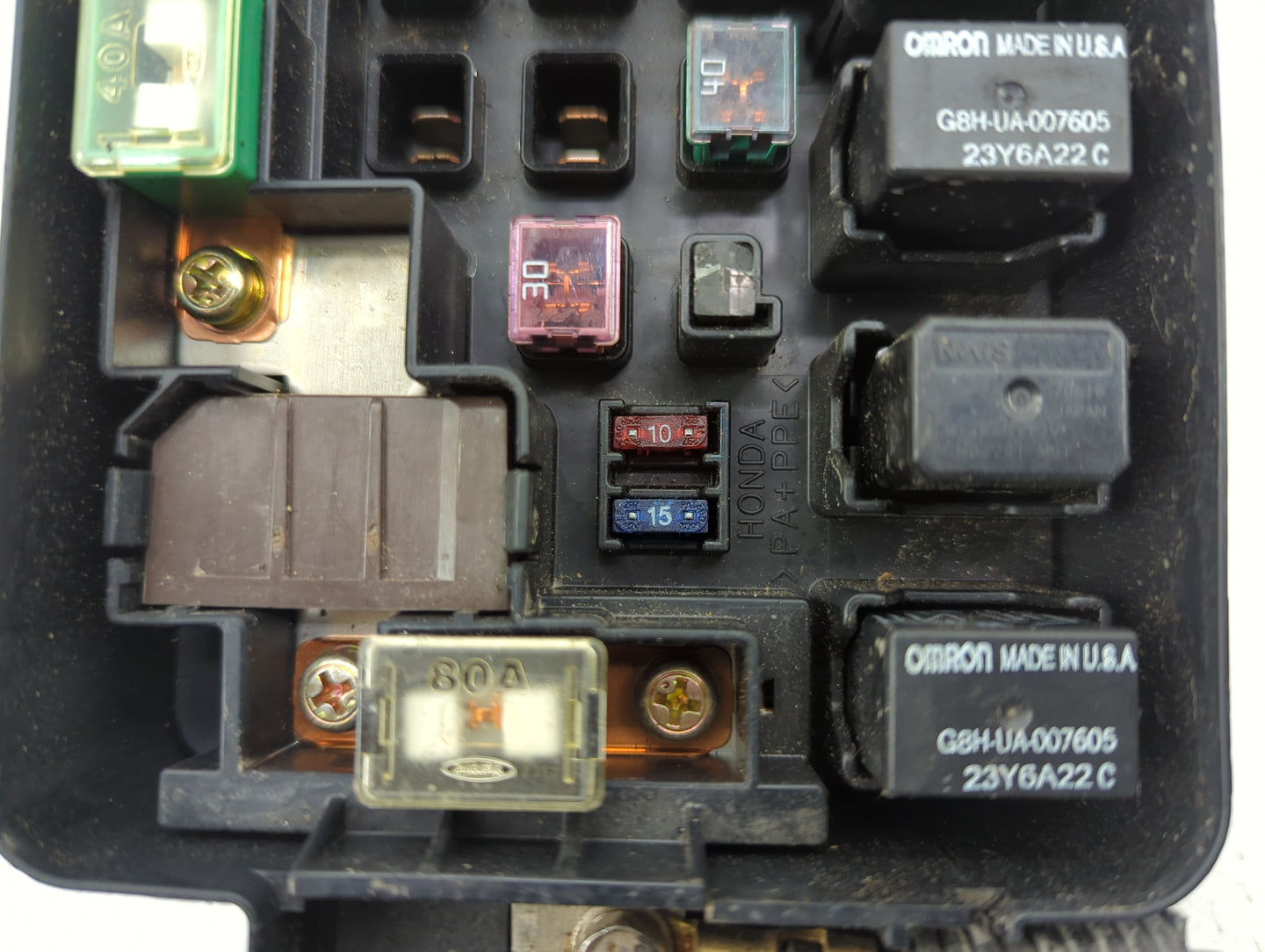 1996-2000 Honda Civic Fusebox Fuse Box Panel Relay Module Fits Fits 1996 1997 1998 1999 2000 OEM Used Auto Parts - Oemusedau