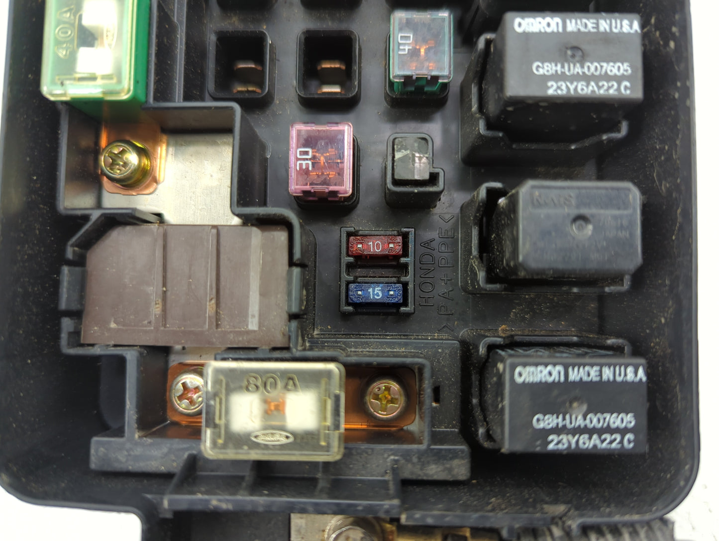 1996-2000 Honda Civic Fusebox Fuse Box Panel Relay Module Fits Fits 1996 1997 1998 1999 2000 OEM Used Auto Parts - Oemusedau