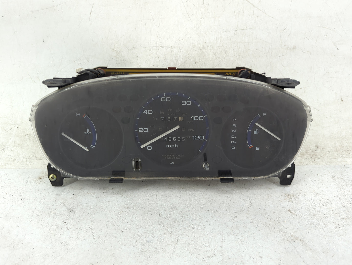 1996-2000 Honda Civic Instrument Cluster Speedometer Gauges P/N:HR-0216-001 HR-0215 Miles: Fits Fits 1996 1997 1998 1999 200