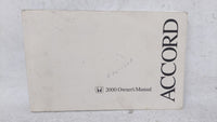 2000 Honda Civic Owners Manual Book Guide OEM Used Auto Parts - Oemusedautoparts1.com