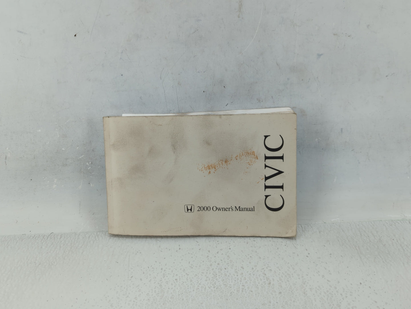 2000 Honda Civic Owners Manual Book Guide P/N:00X31-S01-6402 31S01640 OEM Used Auto Parts - Oemusedautoparts1.com