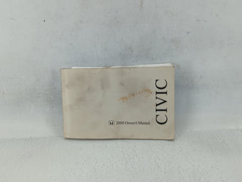 compare product 2000 Honda Civic Owners Manual Book Guide P/N:00X31-S01-6402 31S01640 OEM Used Auto Parts