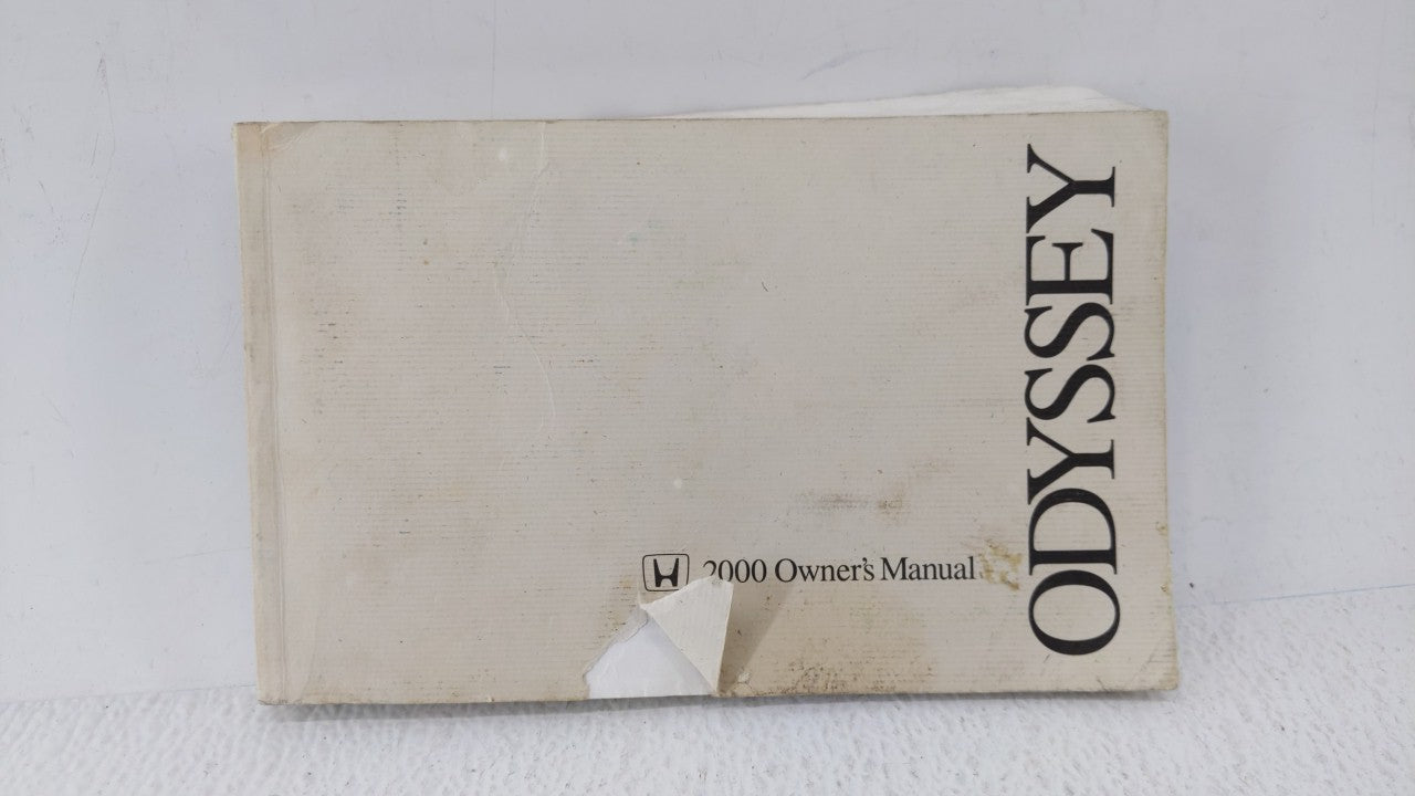 2000 Honda Odyssey Owners Manual Book Guide OEM Used Auto Parts - Oemusedautoparts1.com