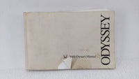 2000 Honda Odyssey Owners Manual Book Guide OEM Used Auto Parts - Oemusedautoparts1.com