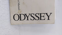 2000 Honda Odyssey Owners Manual Book Guide OEM Used Auto Parts - Oemusedautoparts1.com