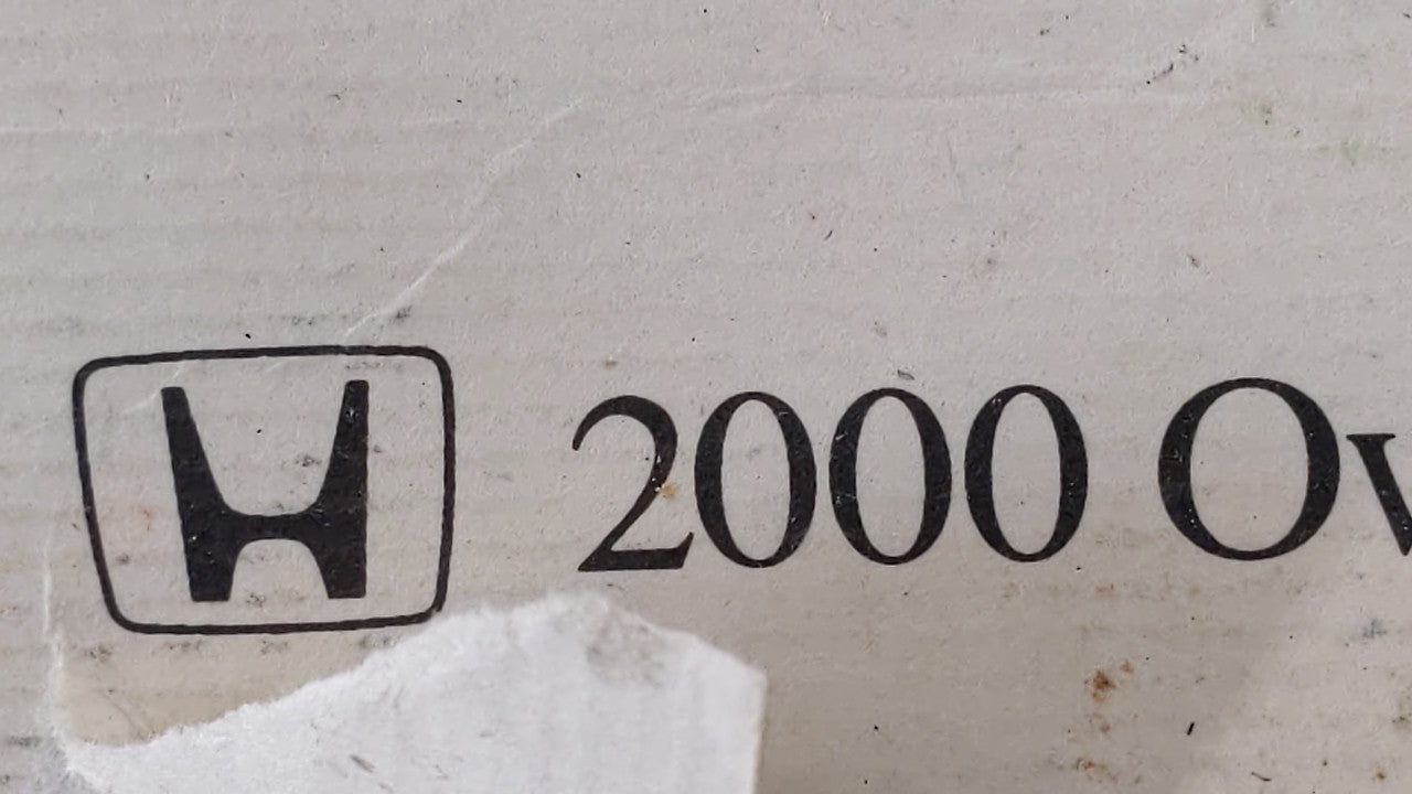 2000 Honda Odyssey Owners Manual Book Guide OEM Used Auto Parts - Oemusedautoparts1.com
