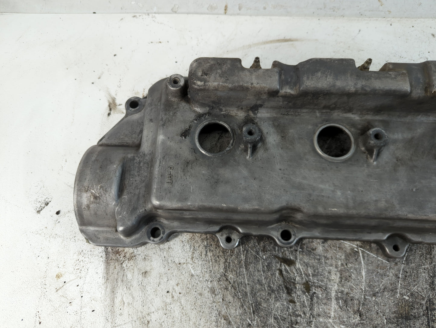 2000 Honda Prelude Driver Left Cylinder Head Valve Cover P/N:11212-0A021 Fits OEM Used Auto Parts - Oemusedautoparts1.com