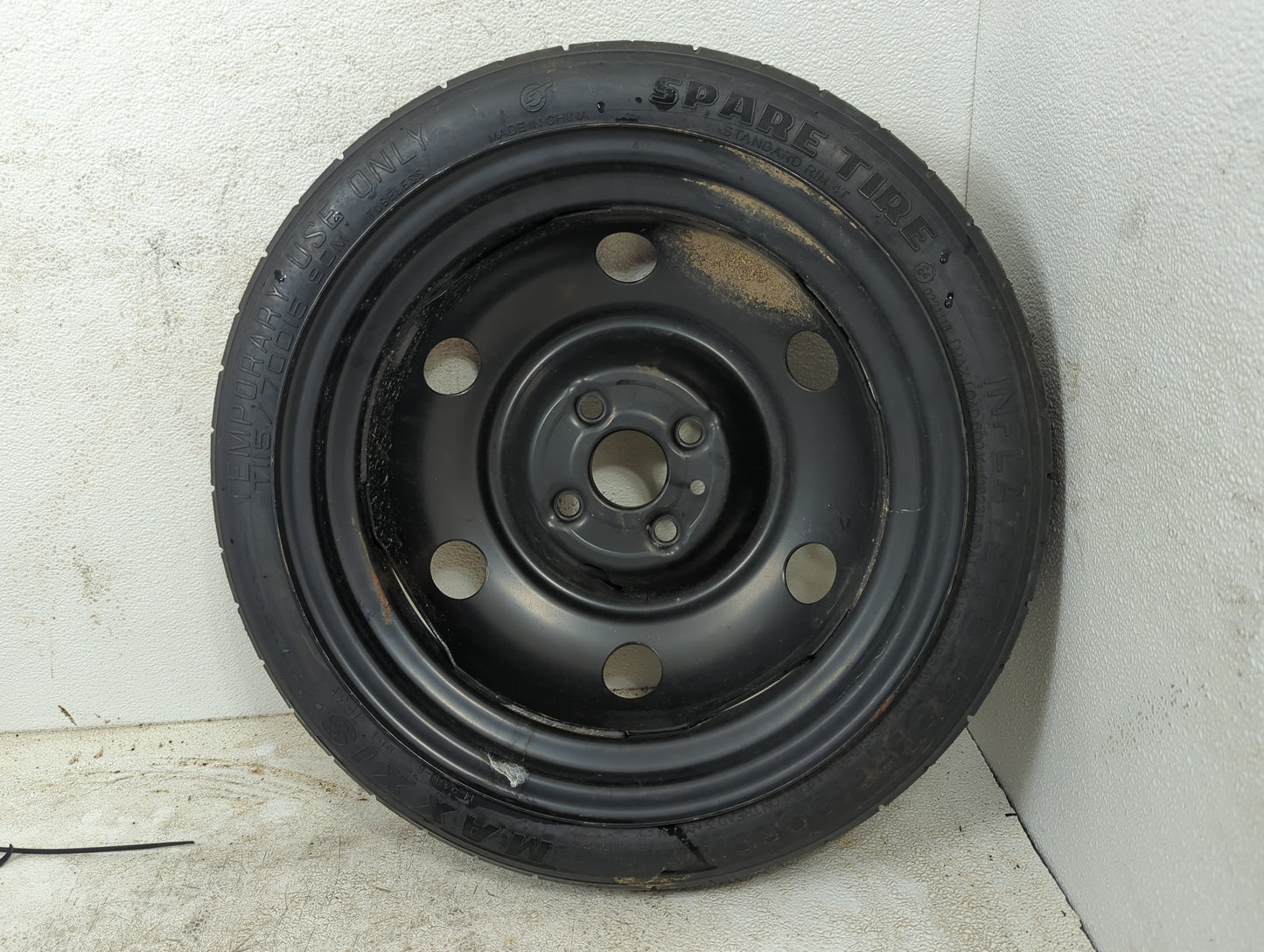 2000-2003 Hyundai Accent Spare Donut Tire Wheel Rim Oem - Oemusedautoparts1.com