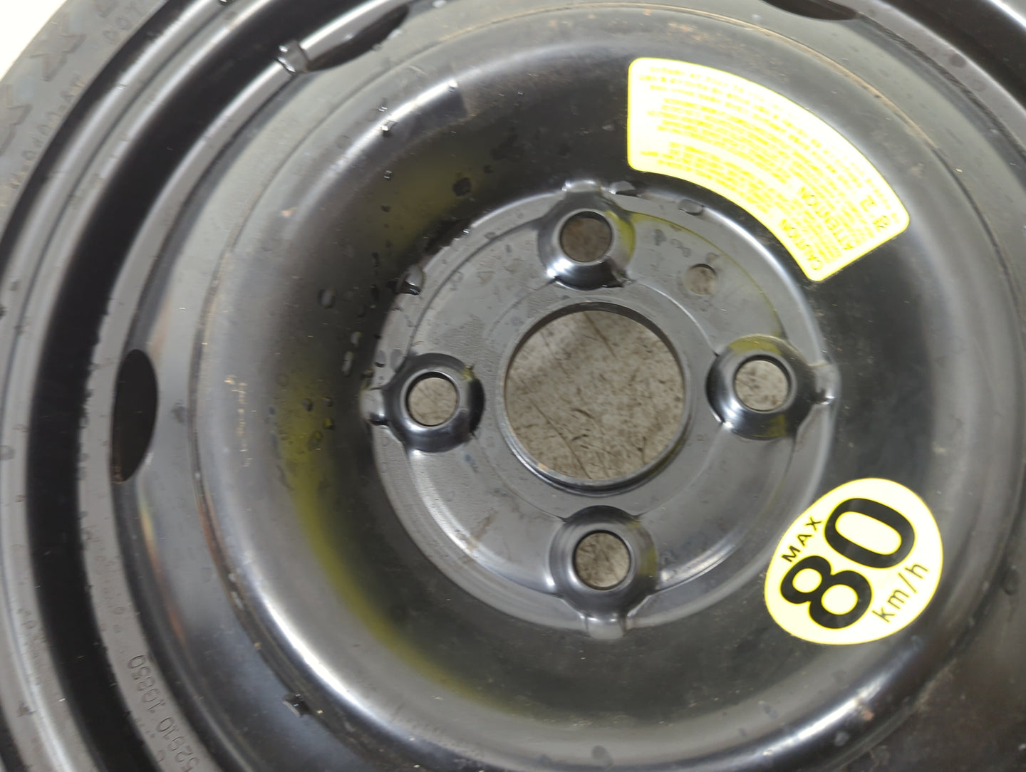 2000-2003 Hyundai Accent Spare Donut Tire Wheel Rim Oem - Oemusedautoparts1.com