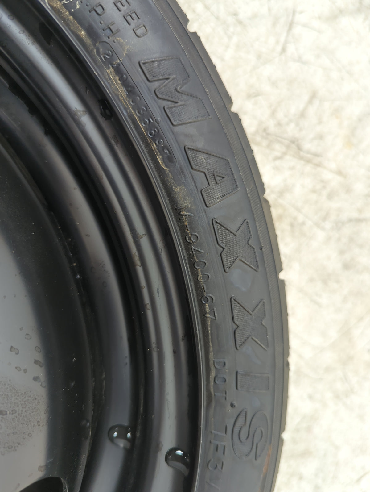 2000-2003 Hyundai Accent Spare Donut Tire Wheel Rim Oem - Oemusedautoparts1.com