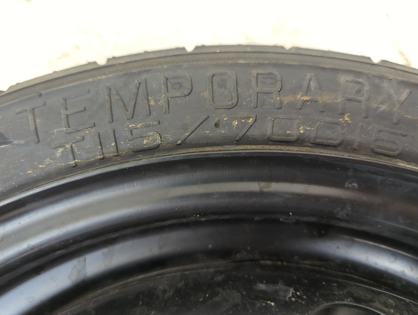 2000-2003 Hyundai Accent Spare Donut Tire Wheel Rim Oem - Oemusedautoparts1.com