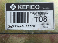 2000 Hyundai Accent PCM Engine Control Computer ECU ECM PCU OEM P/N:95440-22720 9080930304A0 Fits OEM Used Auto Parts - Oemu