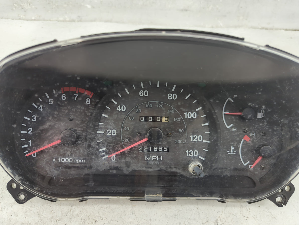 2000 Hyundai Accent Instrument Cluster Speedometer Gauges Miles:100K Fits OEM Used Auto Parts - Oemusedautoparts1.com