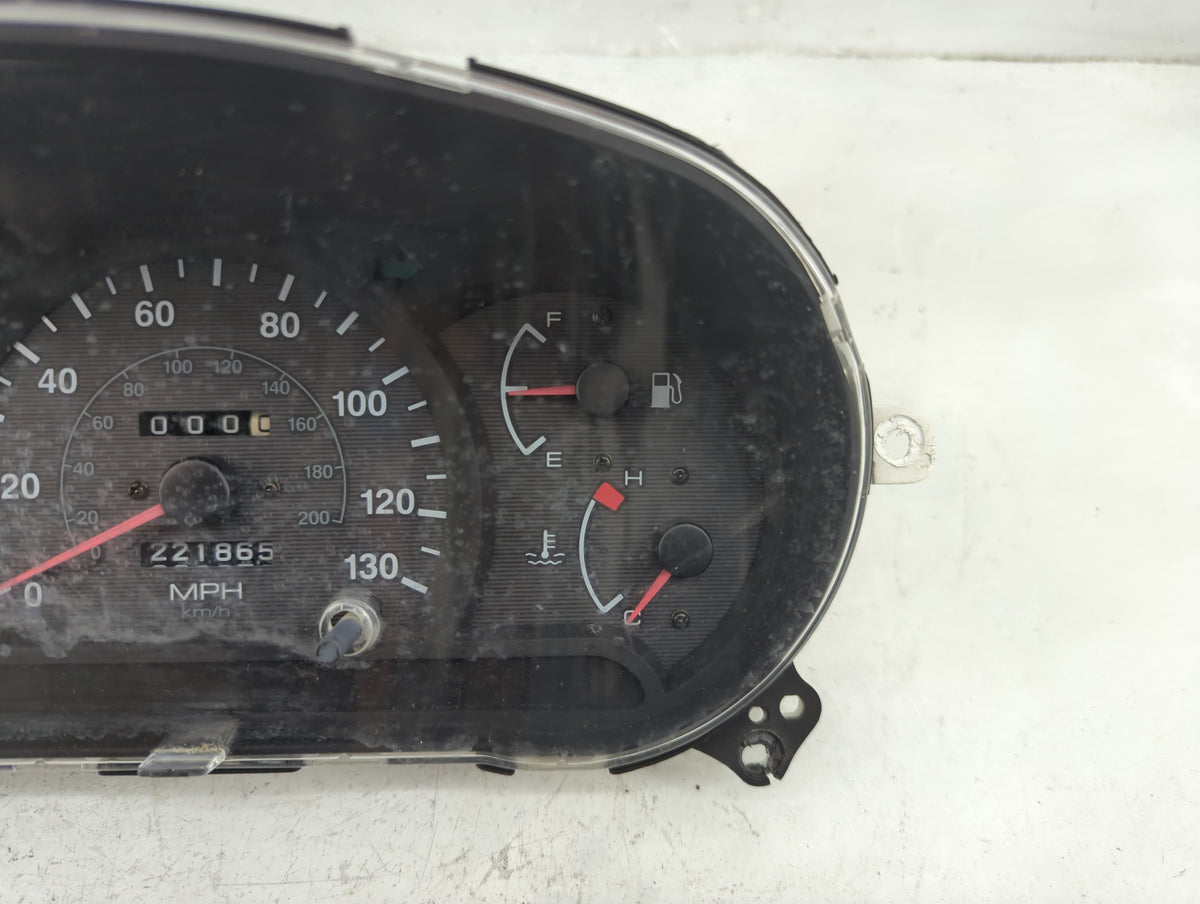2000 Hyundai Accent Instrument Cluster Speedometer Gauges Miles:100K Fits OEM Used Auto Parts - Oemusedautoparts1.com