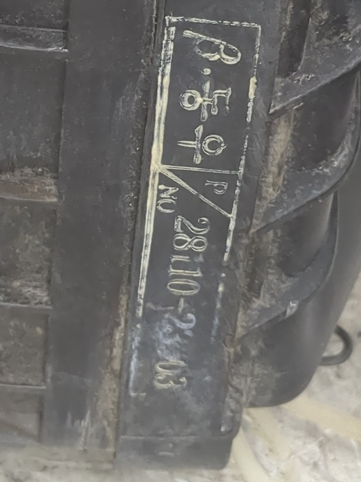 1996-2000 Hyundai Elantra Air Cleaner Intake-duct Hose Tube - Oemusedautoparts1.com