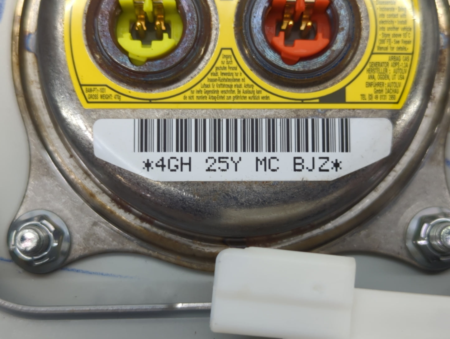 1998-2001 Infiniti Q45 Air Bag Driver Left Steering Wheel Mounted P/N:EH44 57 K00 Fits Fits 1998 1999 2000 2001 OEM Used Aut