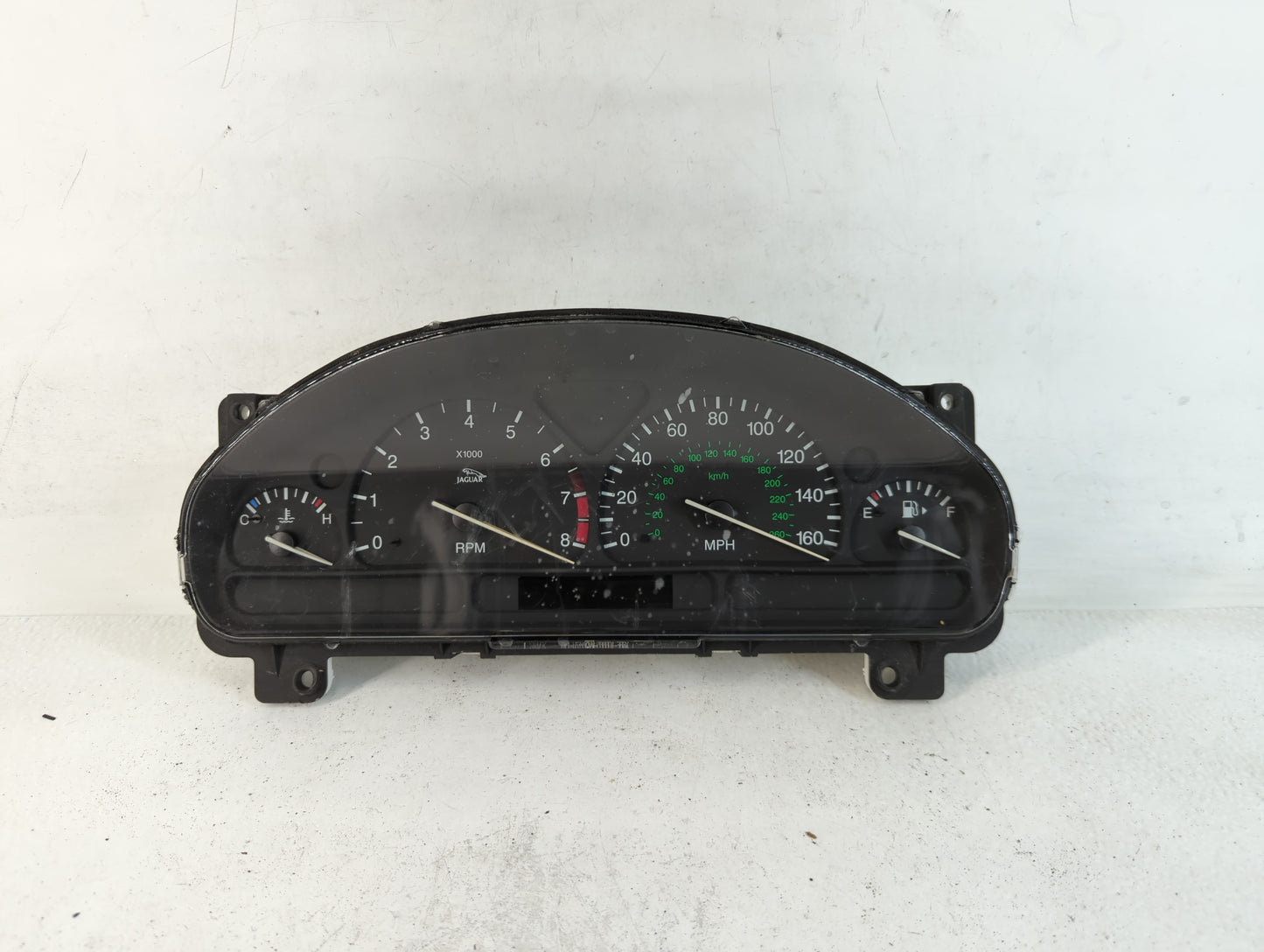 2000-2001 Jaguar S-Type Instrument Cluster Speedometer Gauges P/N:XR8F-10849-BK Fits Fits 2000 2001 OEM Used Auto Parts - Oe